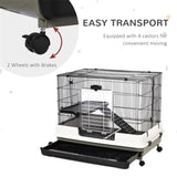 ZUN Hamster Cage/small animal cage/Pet cages （Prohibited by WalMart） 55357730