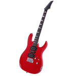 ZUN Novice Entry Level 170 Electric Guitar HSH Pickup Bag Strap Paddle Rocker Cable Wrench Tool Red 11661106