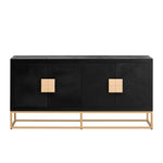 ZUN U_Style Light Luxury Designed Cabinet with Unique Support Legs and Adjustable Shelves, Suitable for WF321486AAB