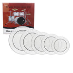 ZUN Drum Heads Transparent 97269558