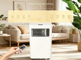 Mobile Air Conditioner for Home Cooling and Dehumidifying, Remote Control, 24H Timer, LED Display 36388773