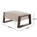 Sleek and Stylish Ottoman, Beige N769P227953C