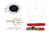 60*60*120cm 30.00V 3.60W Snowman Snow Fleece Garden Snowman Decoration White 04827408