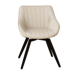 A set of 4 dining chairs, medieval modern kitchen dining chair, PU decorative chairs with black 98624263