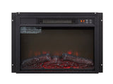 Electric Fireplace Insert 18" 1400W 120V ,Equipped with remote control, ultra thin heater with log 56897865