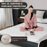 75 X 54 Electric Heated Mattress Pad with Adjustable Temperatures 10 H Timer 29978500