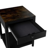 Square double-layer coffee table with hidden compartment and fingerprint lock - Living room dining W396P305929