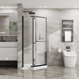 Goodyo Neo-Angle Frameless Shower Door 36 in.D x 36 in.W x 72 in.H Corner Shower Enclosure with D163107681