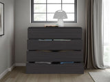 Bristol 4-Drawer Dresser, Wenge B128P485417