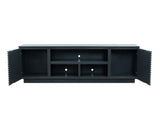 89 inch TV Stand for TVs up to 100 inches, No Assembly Required, Black Finish B108P255354