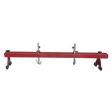 Engine Load Leveler 1100lbs Capacity Support Bar Transmission W/ Dual Hook Red 76519805