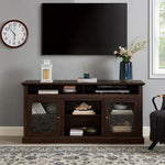 ZUN Contemporary TV Media Stand Modern Entertainment Console for TV Up to 65" with Open and Closed 01101485