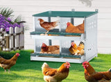 4 Compartment Chicken Nesting Boxes, Metal Nesting Boxes Wall Mount Chicken Egg Laying Box for W1422P292939