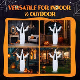 5.9ft Pop-up Ghost 160LED Lighted Outdoor Halloween Decorations 91088756