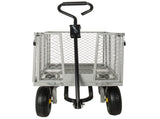 3-in-1 Oversized Steel Garden , 880lbs Pullable Mesh Metal Garden, All-Terrain Utility 58365915