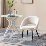 ZUN Dining Chairs, Modern Dining Room Chair Accent Chair with Metal Legs for Living Room 41678096