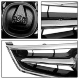 For 2006 2007 2008 Acura TSX Front Bumper Grille Grill W/Chrome Molding 4DR W1155P339604