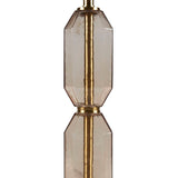 Faceted Brown Glass Table Lamp B035P264526