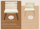 Modern 2-piece dining chair set, soft cushion dining chairs, comfortable backrest chairs, W3851P494451