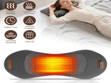 3 in 1 Lumbar Support Pillow with Vibration Massage, Heating & Airbag Stretching, Memory Foam Back 43455412
