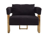 TS Modern decorative chair, living room side chair with gold metal legs, no wheels, suitable for 64040358