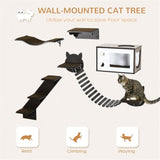ZUN Cat Wall Shelves/Cat Trees /Cat Climbing Tower （Prohibited by WalMart） 46171616