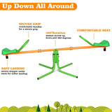 360 Degree Rotation Outdoor Kids Spinning Seesaw Sit and Spin Teeter Totter Outdoor Playground 03646310