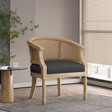 Accent Chair Rubber Wood Charcoal N779P233048C