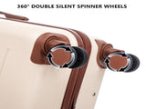 HIFINE TOURIST 20"/24"/28" 3 pcs/set in ABS Spinner Wheel Luggage, Matching Color , With Combination W2787P278782