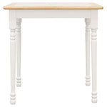 ZUN Natural and White Dining Table B062P145673