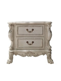 Bone White 2-Drawer Nightstand B062P215404