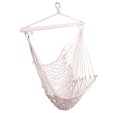 ZUN 2pcs Hanging Rope Air/Sky Chair Swing beige 62053373