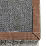 Quarry 5x6.5' Abstract Area Rug, Gray & Orange Polypropylene B2719P245965