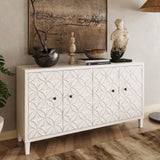 Accent Cabinet 4 Door Wooden Cabinet Sideboard Buffet Server Cabinet Storage Cabinet, for Living W1435P153086