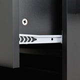 Rolling Mobile Kitchen Island with Solid Wood Top Locking Wheels,52.7 Inch Width,Storage Cabinet 84278020