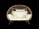 Wicker Egg Chair,Rattan Egg Chair Indoor Outdoor,Oversized Large Egg Chairs 600lbs with Ottoman and 92437319