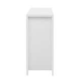 Modern Wave-Pattern Sideboard Cabinet with 2 Drawers and 4 Doors, 3-Level Adjustable Shelves, N711P269068K