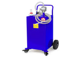 30 Gallon Caddy Tank Storage Drum Diesel Fuel Transfer with Universal Wheel Blue JGC30 Pantone 2748C 81799424