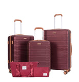 5-Piece Set ,Hard Case Spinner Wheels ABS Luggage Sets W284P208606