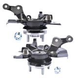 Front Left LHRight RH Steering Knuckle&Wheel Hub Bearing Fit for Kia Rio Rio5 2006-2009 Hyundai 78990280