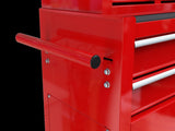 High Capacity Rolling Tool Chest with Wheels and Drawers, 8-Drawer Tool Storage Cabinet--RED 06372570