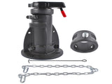 12" to 16" Adjustable Cushioned 5th-Wheel-to-Gooseneck Adapter 20,000 lb for RV Trailer Camper 76643374