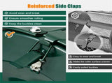 27"16" Lawn Fertilizer Spreader with Diamond Mesh Clump-Free Garden Compost Spreader 22173685