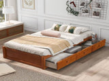 Orisfur. Twin Size Platform Storage Bed with 3 Drawers WF193634AAL