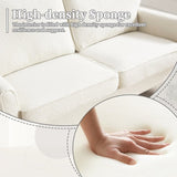 COOLMORE Loveseat Sofa, Mid Century Modern Love Seat, 2 Seater Sofaes for Living Room, Small W395P238823