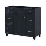 36" Bathroom Vanity-Black N729P171885B