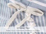 3- Piece King Cotton Yarn Dyed Duvet Cover Set B035P482897