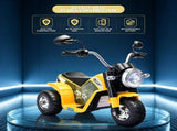 Yellow 6V Kids Electric Motorcycle 3-Wheels Motorbike Ride-On Dirt Bike with Realistic Sounds for 88864250