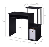 Lyphre Black Finish Computer Desk B2726P282406