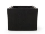 OUTDOOR LARGE SQUARE MGO PLANTER 35''L 70626.00BLK